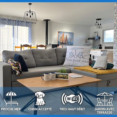 Les Dunes, Maison Neuve 8 P Bien Equipee Jardin Clos, Parking, Garage A 850 M De La Plage Et Centre Bourg, Sur Plages Du Debarquement Pres Arromanches Et Bayeux Asnelles Exterior foto